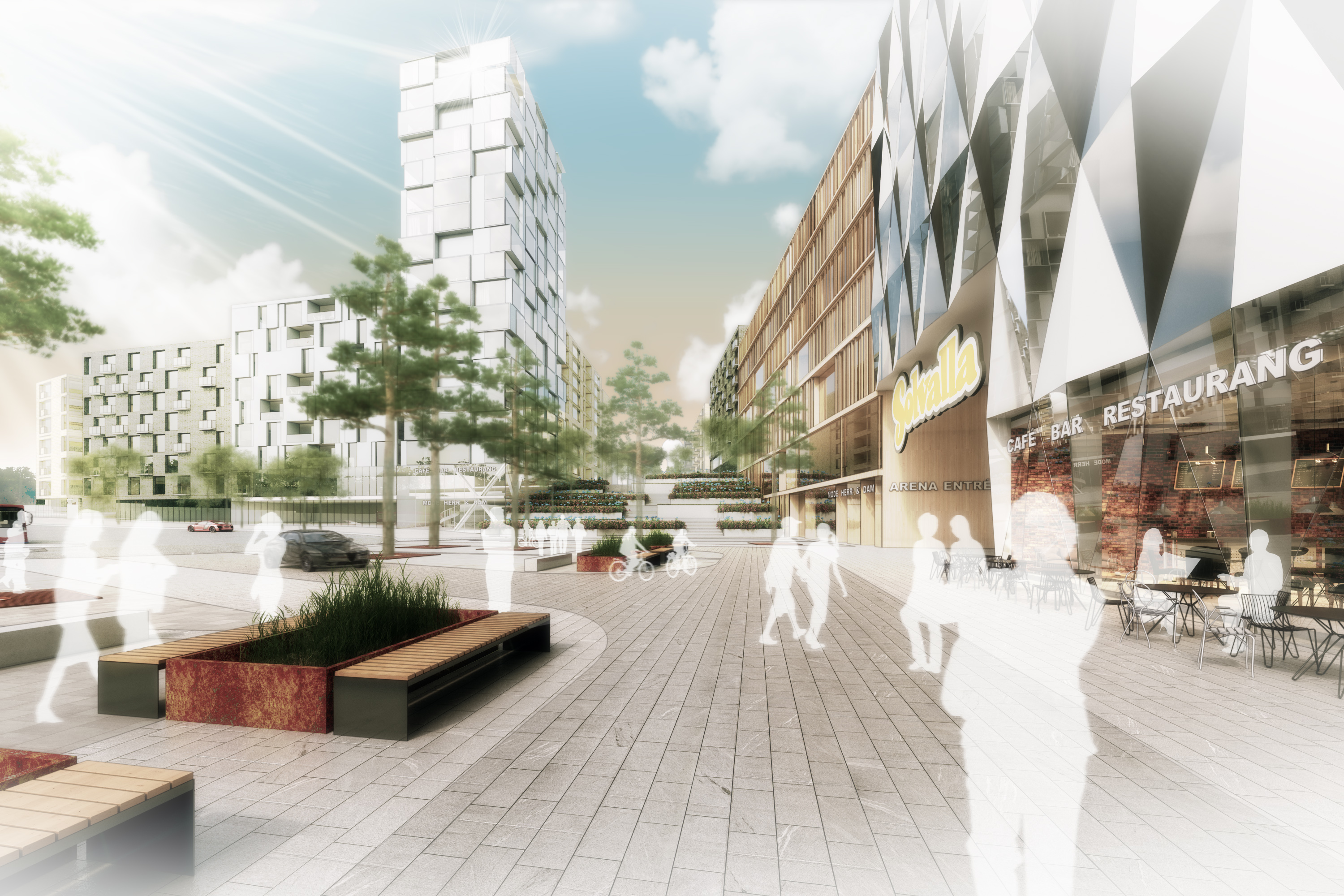 I Solvallastaden händer det en stor stadsutveckling som kommer bli något i hästväg.