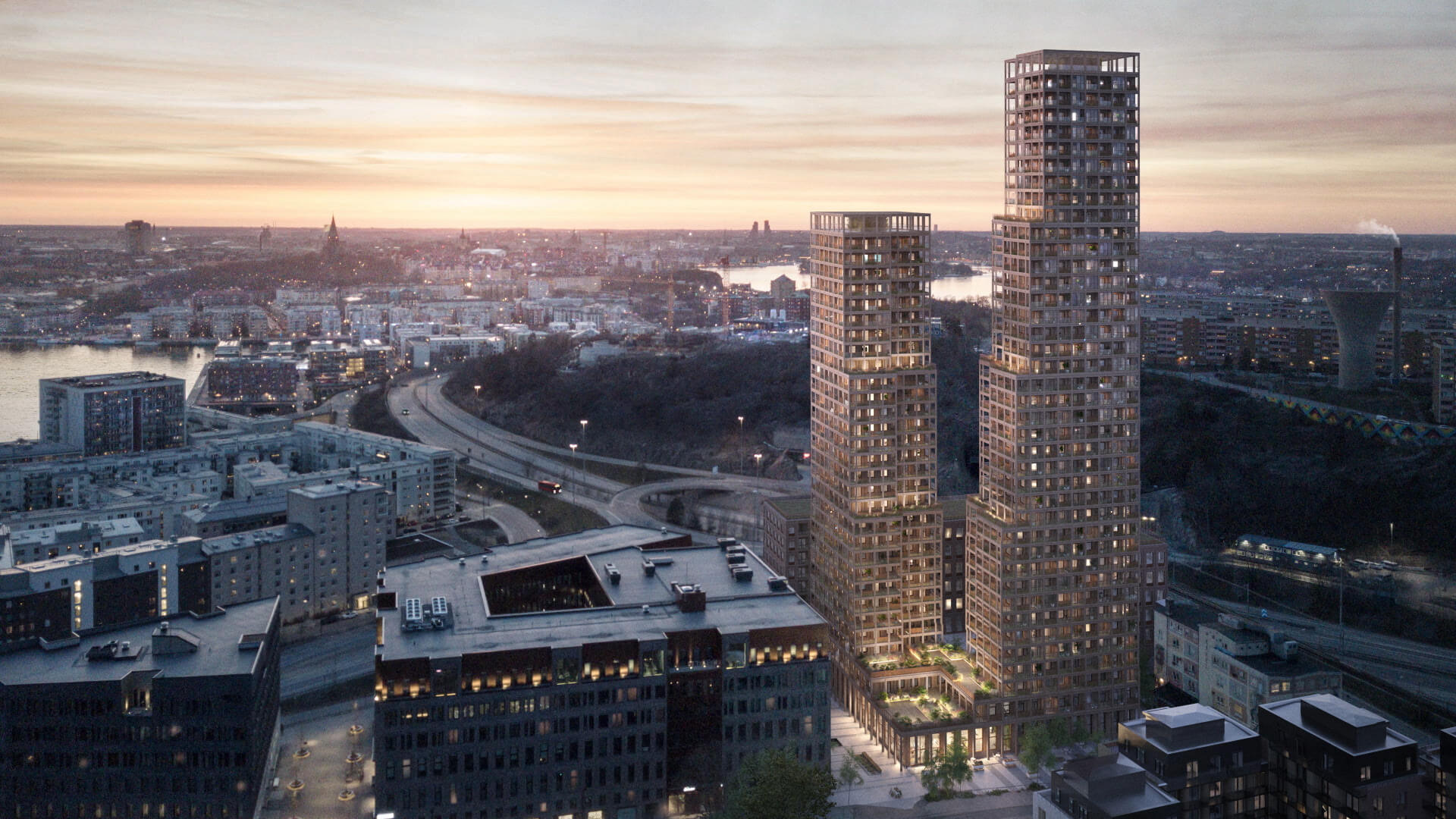 Nacka Port blir en nyproduktion utöver det vanliga. 126 meter bostadshus som blir ett givet riktmärke i den framtida siluetten i Stockholms län.